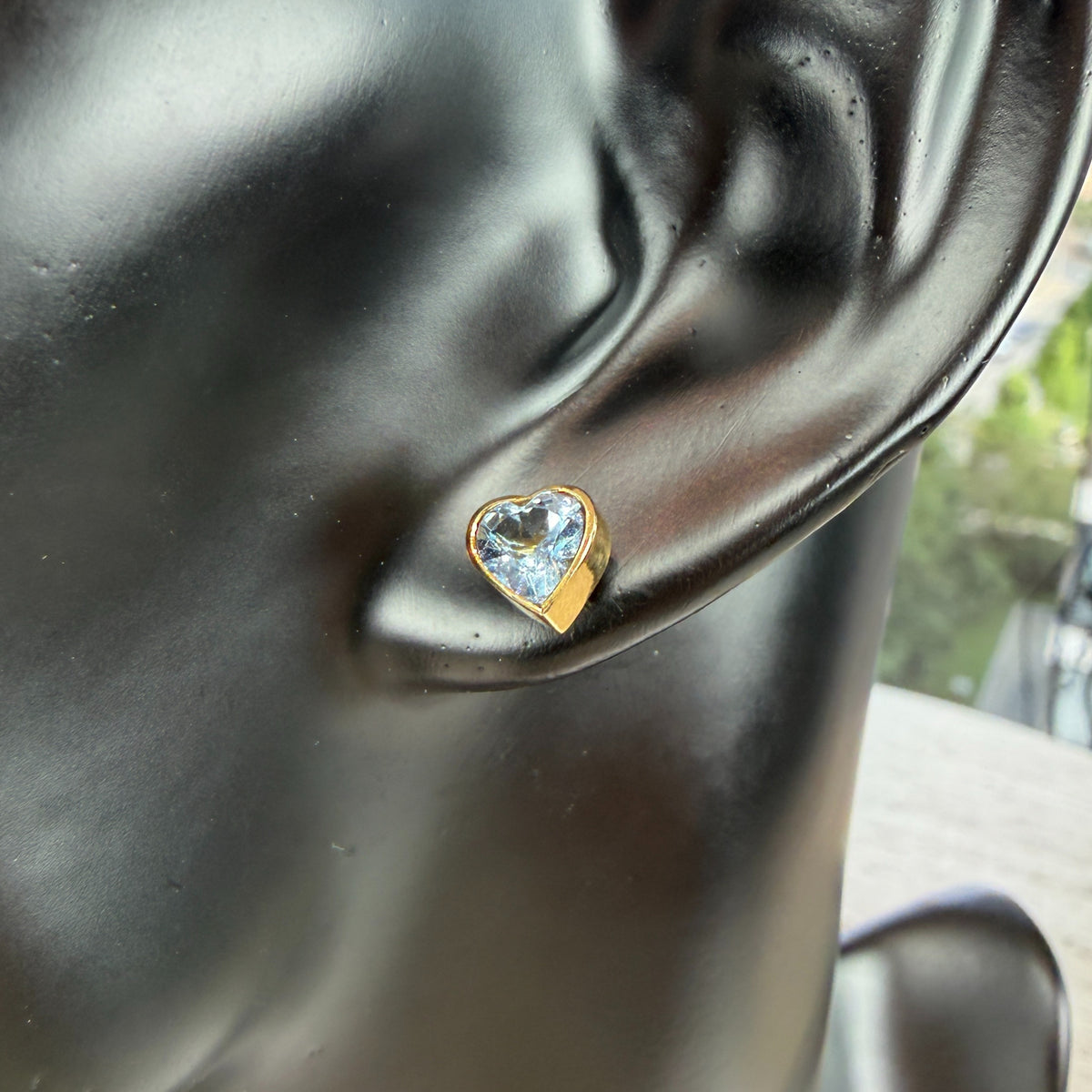 Aros Corto Diseño Corazón