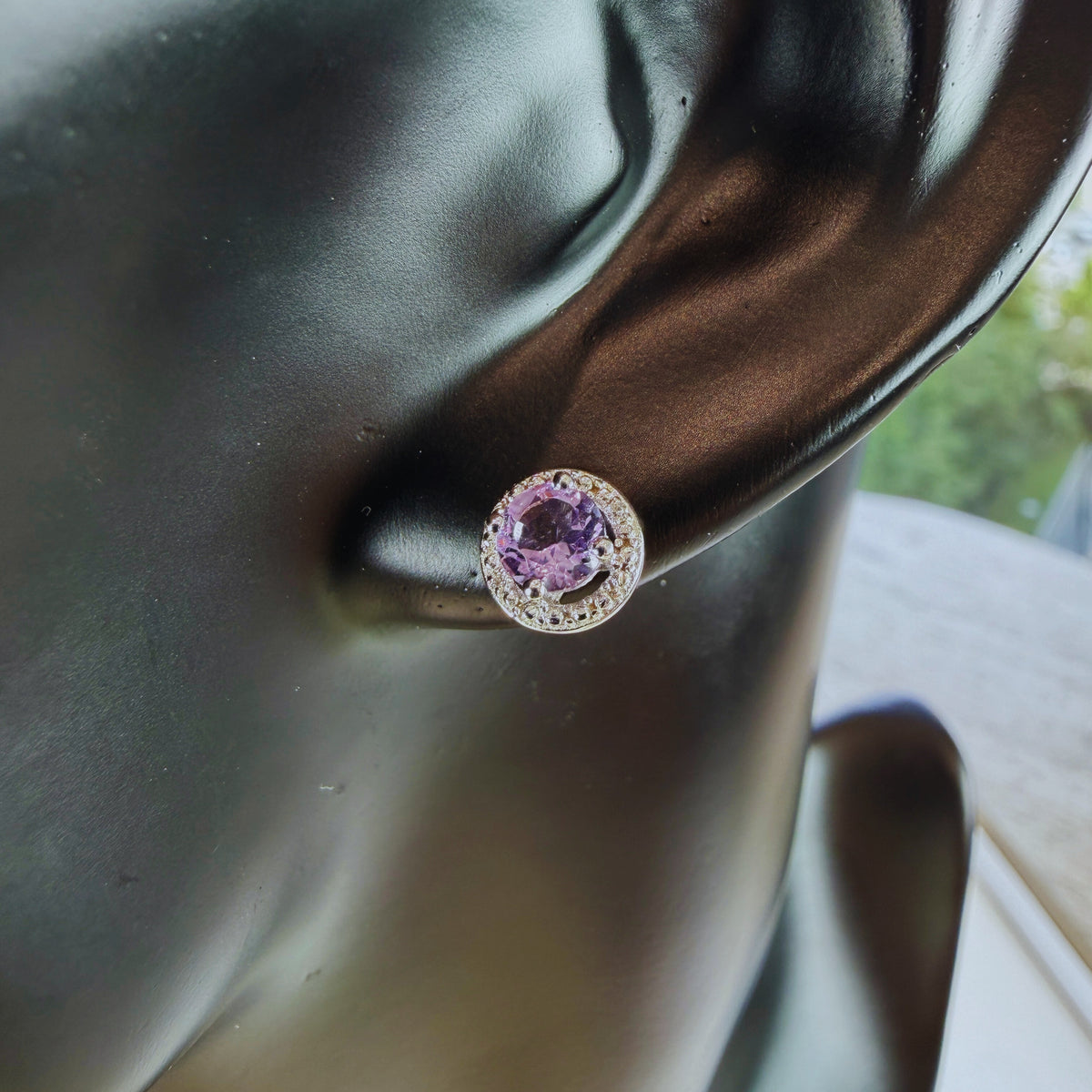 Aros Corto Amatista.