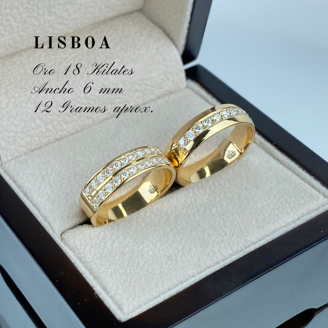 Anillos de oro shops para boda