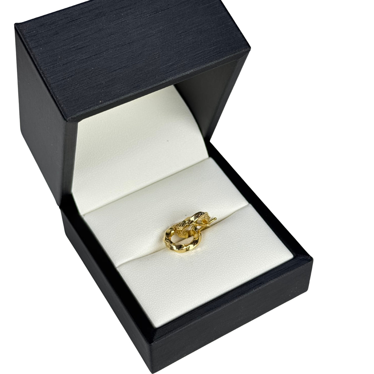 Aros Argolla Diseño Trenzado