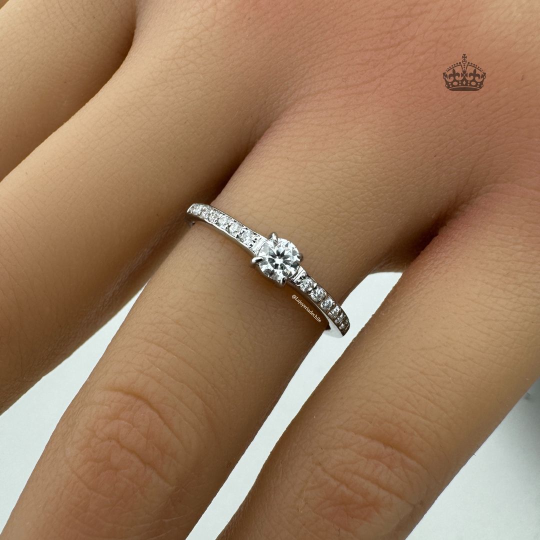 Anillo compromiso clasico sale