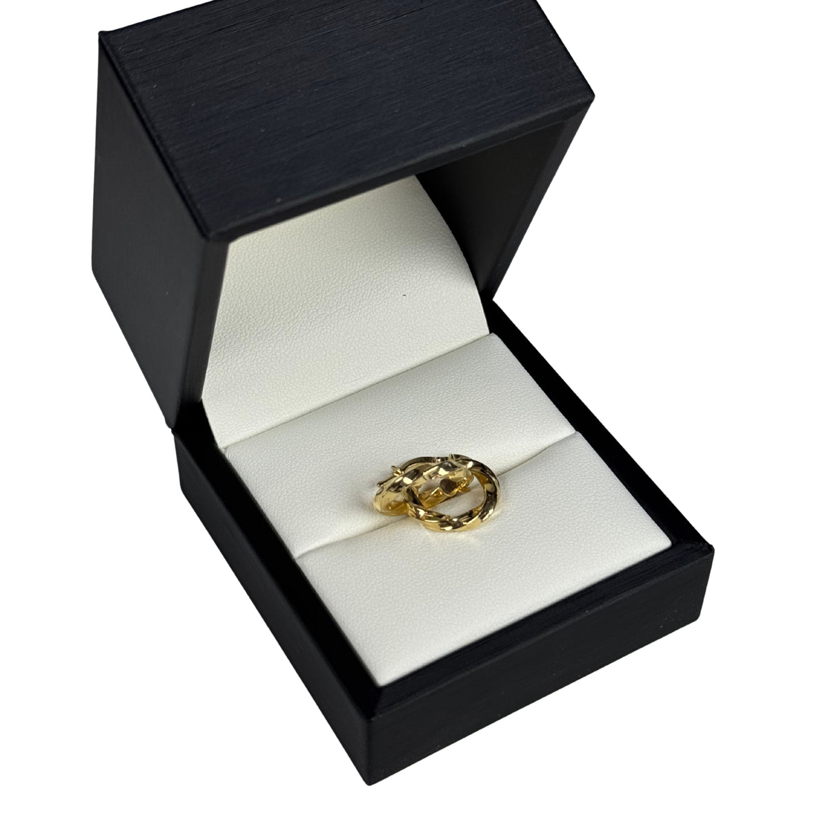 Aros Argolla Diseño Trenzado