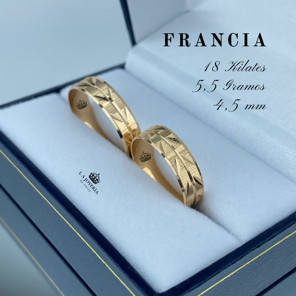 Anillos de matrimonio oro 18 kilates · Anillos de boda La