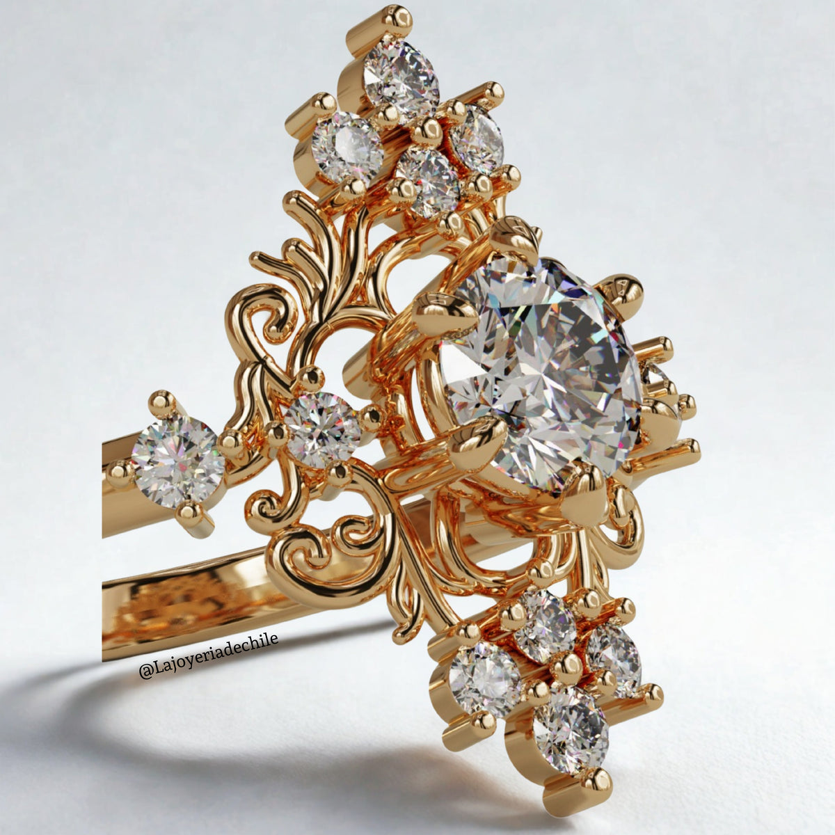 Anillo de compromiso "Los Ángeles"