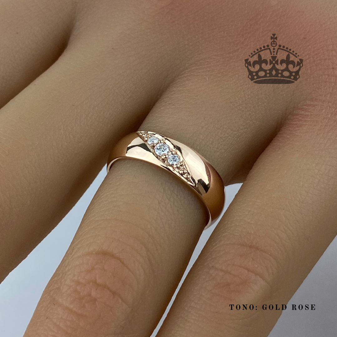 Anillos de matrimonio Oro 18 kilates Anillos de boda Rapa nui La Joyeria de Chile