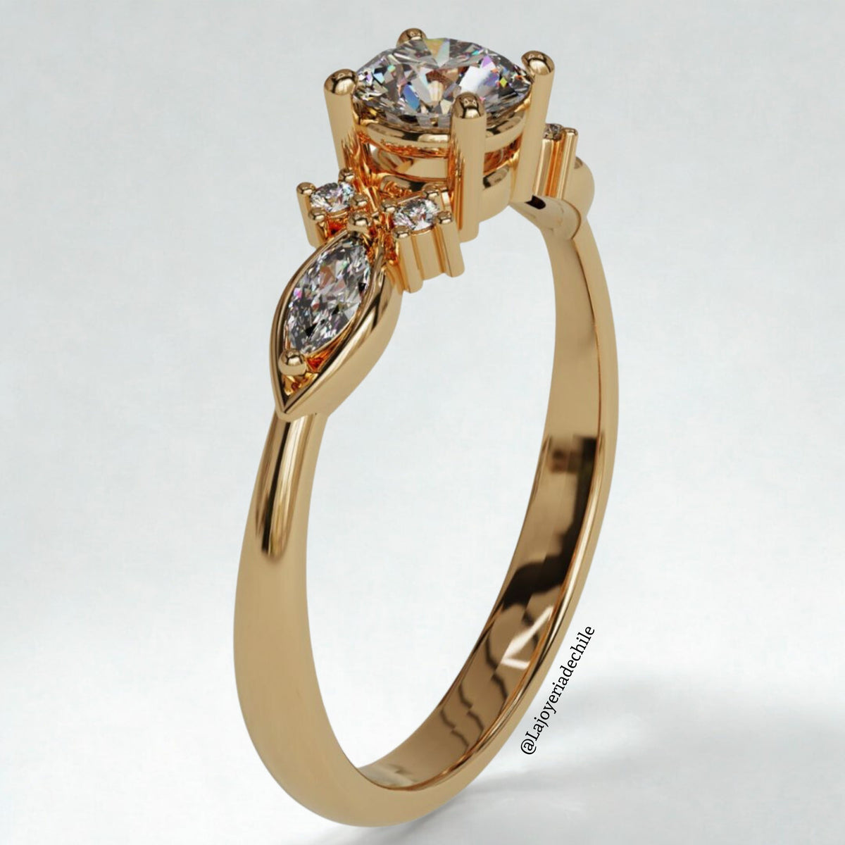 Anillo de compromiso Malibú