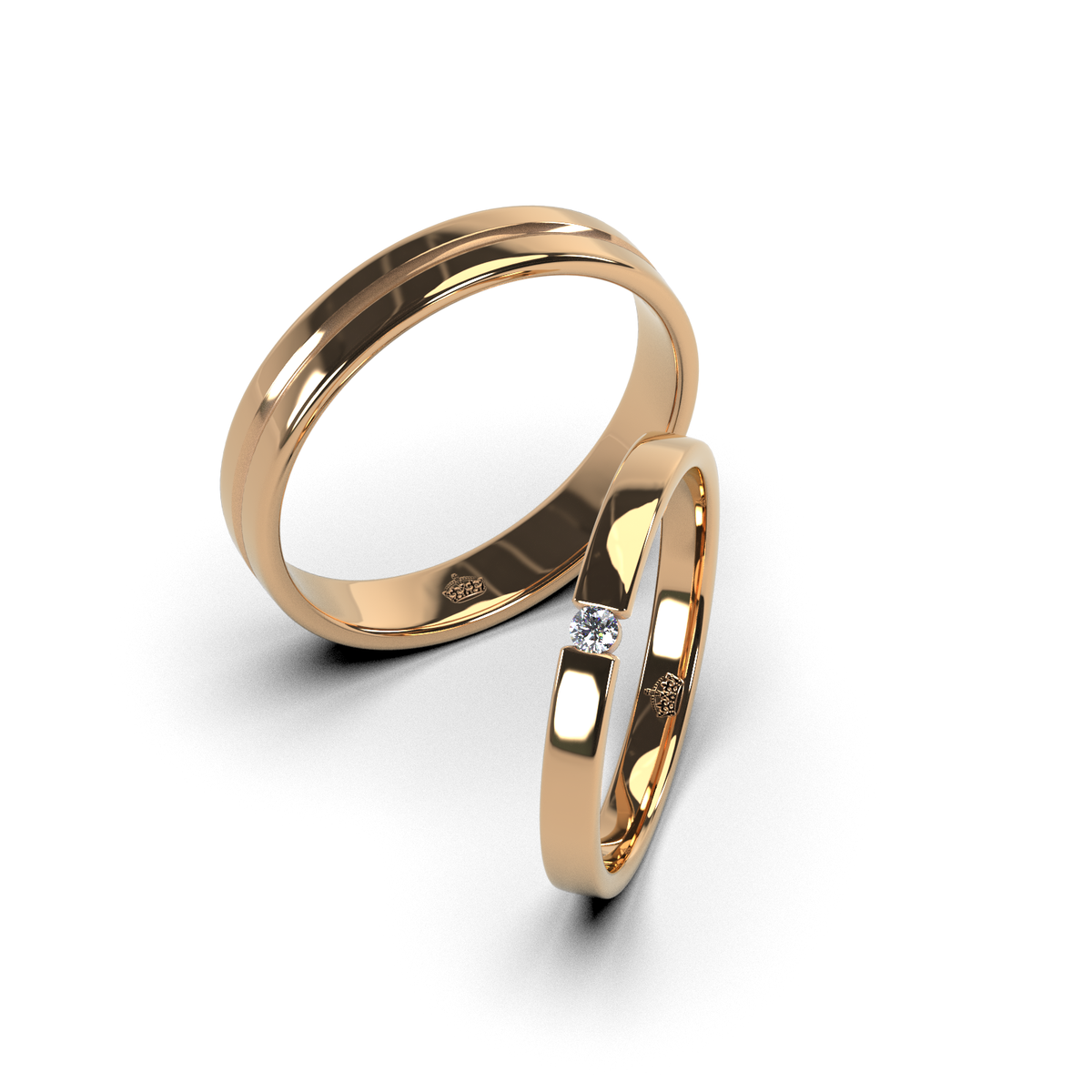 Anillo de matrimonio "Florencia"