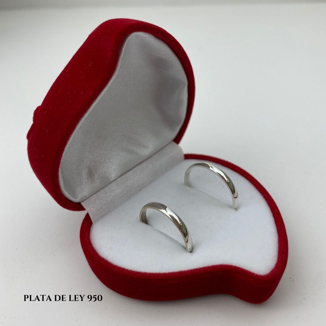 Anillos de matrimonio plata modelo &quot;Ilusión&quot;